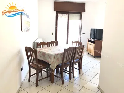 Sala da pranzo coralli, trilocale B2/2 al Residence Rosa Virginia, Gallipoli