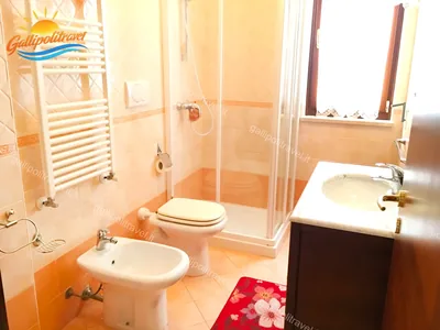 Bagno salmone bidet, trilocale F3/2 al Residence Rosa Virginia, Gallipoli